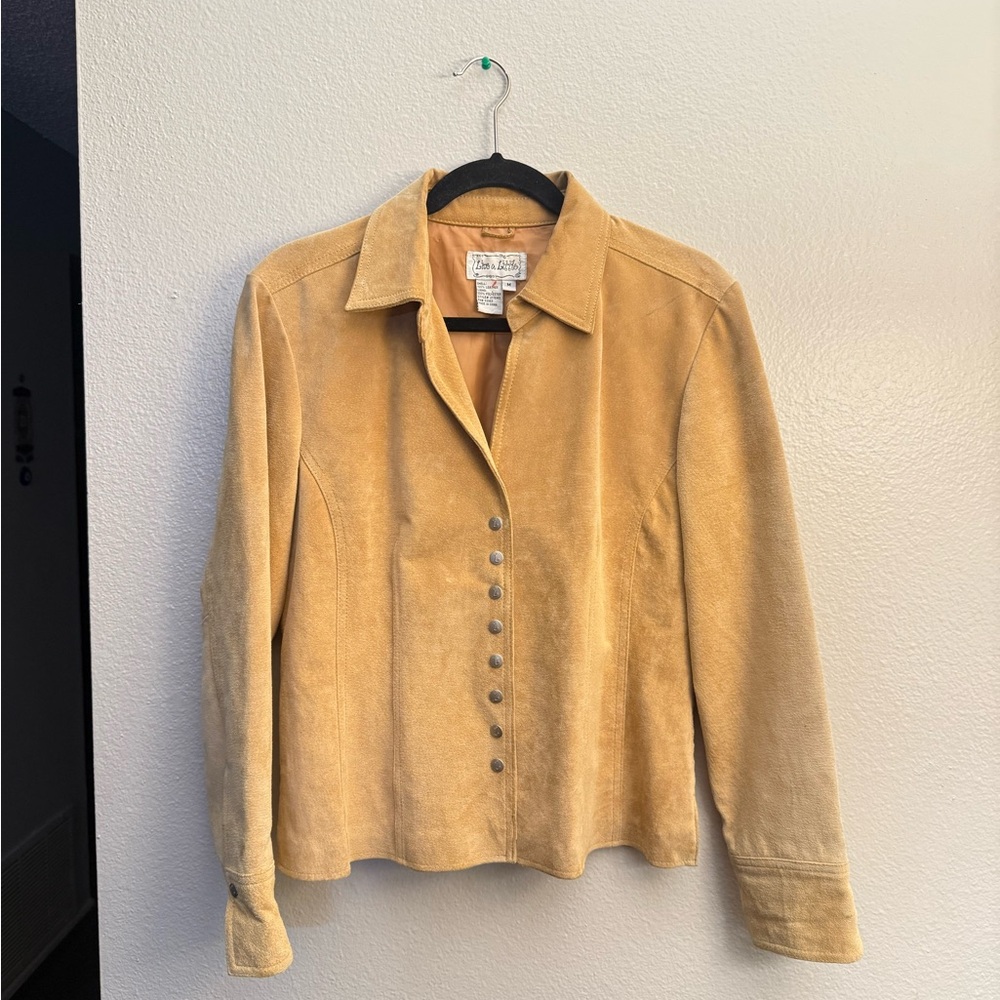 Live a Little Camel Leather Jacket